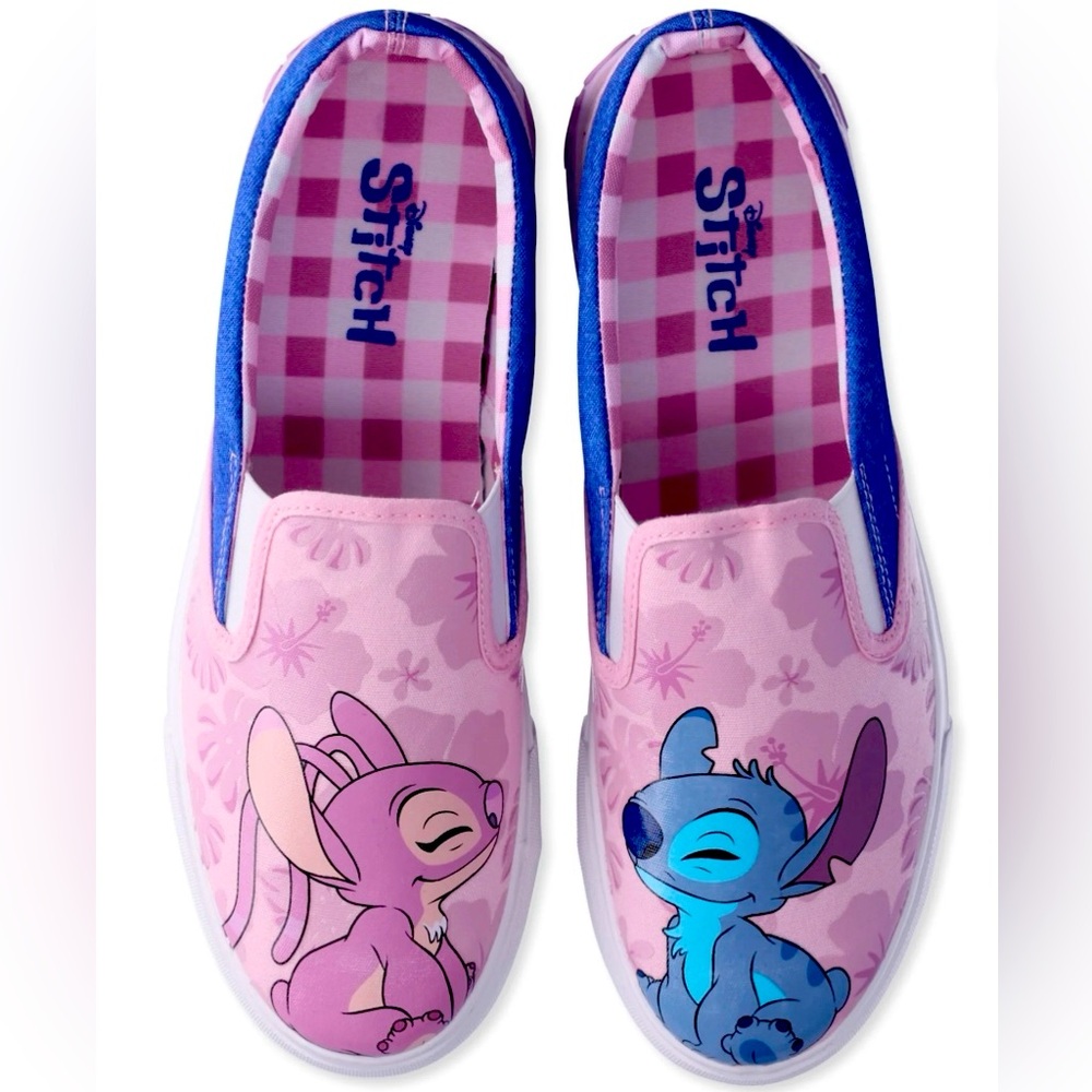 Disney Lilo and Stitch Canvas Unisex Sneakers Mens Shoes Size‎ 8.5 and 9.…